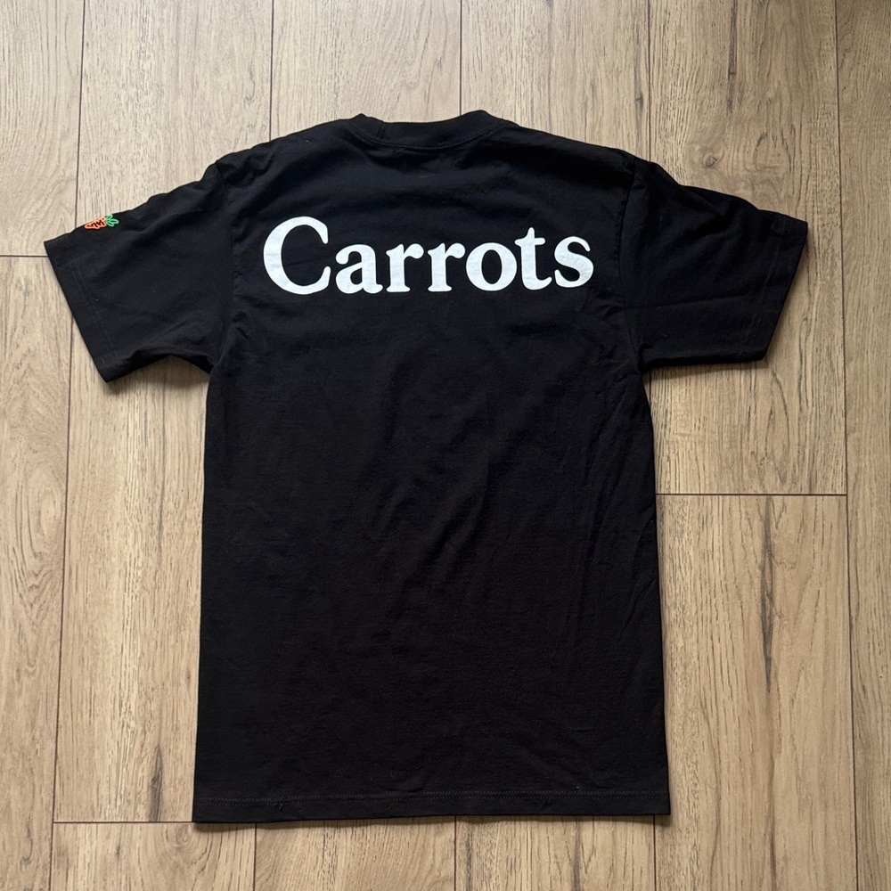 Carrots x Shaka Wear Black and White Logo Cotton T-Shirt Men’s Medium Streetwear